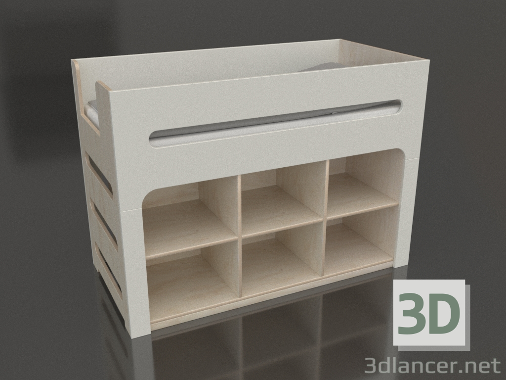 3d model Loft bed MODE PB (UWDPBA) - preview