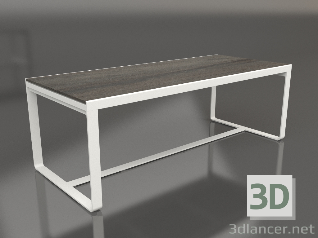 3d model Mesa de comedor 210 (DEKTON Radium, gris ágata) - vista previa