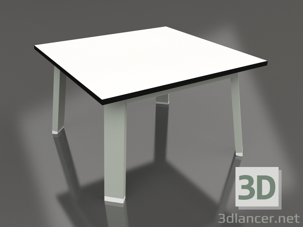 3D Modell Quadratischer Beistelltisch (Zementgrau, Phenolharz) - Vorschau