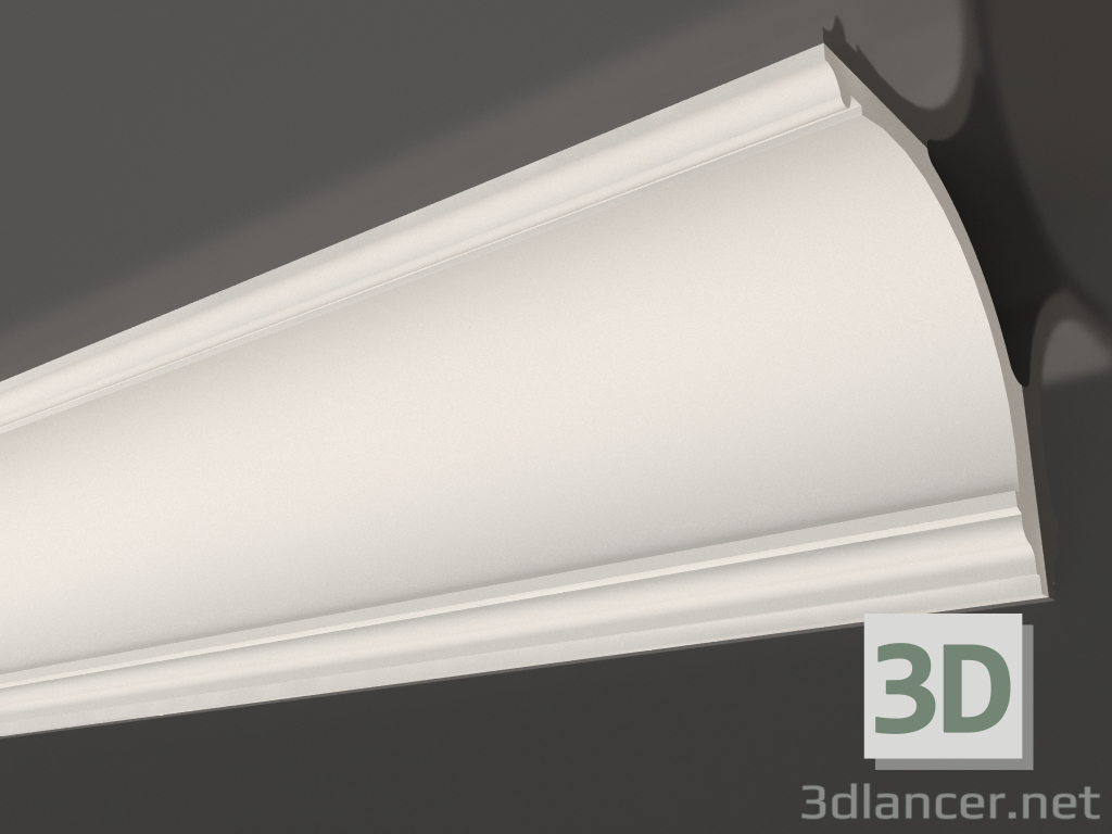 modèle 3D Corniche plafond en plâtre haut KGP 021 (130x130) - preview