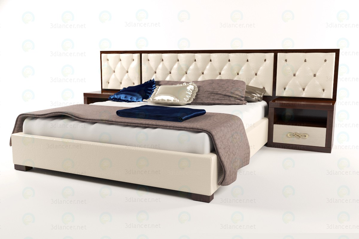 modello 3D di Letto fascino comprare - rendering