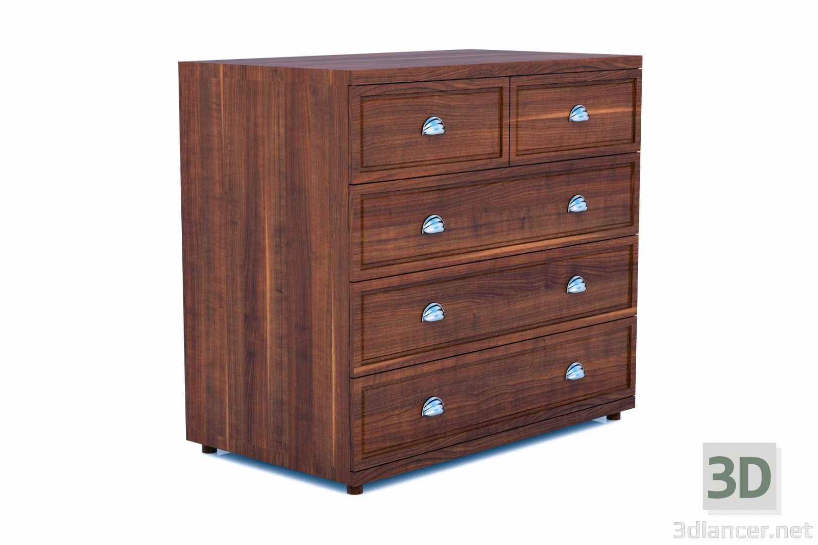 3D Modell Chest 1960 - Vorschau