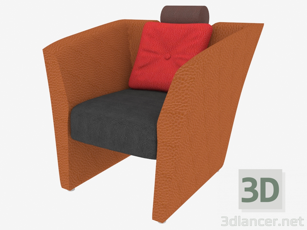 3d model Sillón Brodvey (16) - vista previa