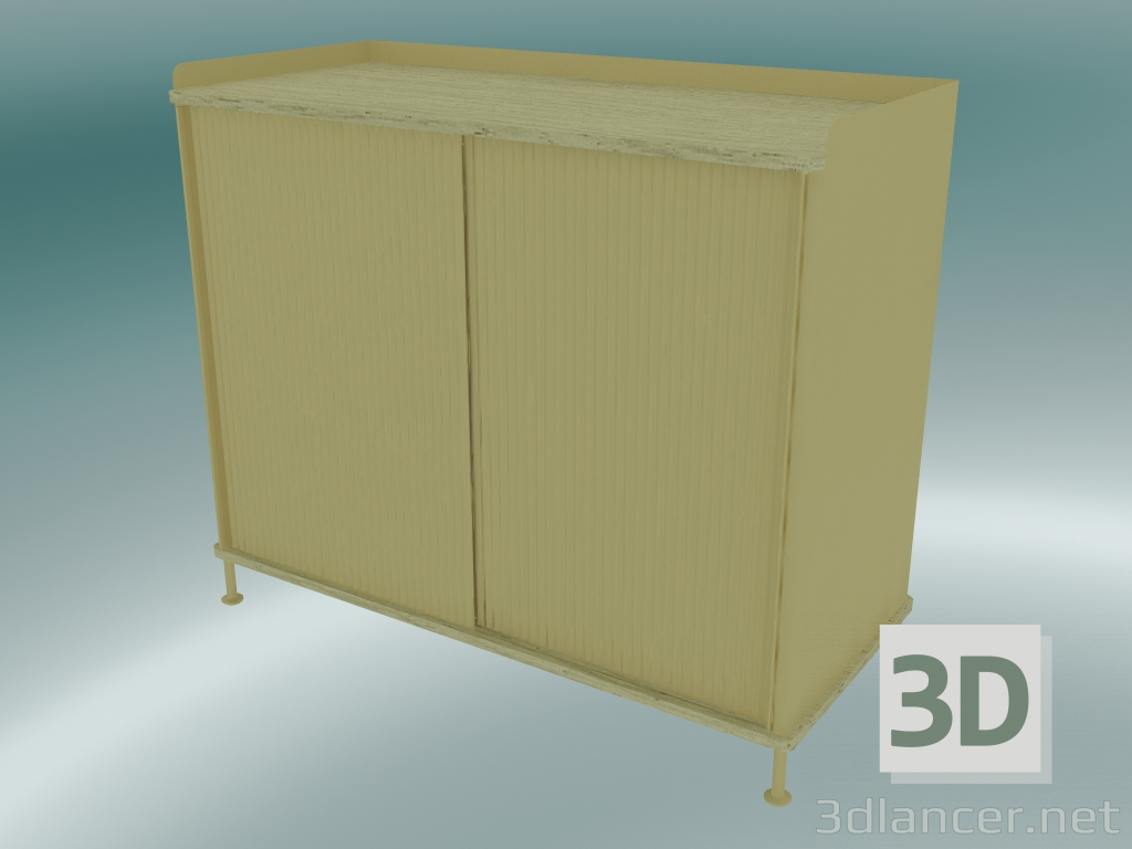 3d model Buffet Enfold (Tall, Sand Yellow) - preview