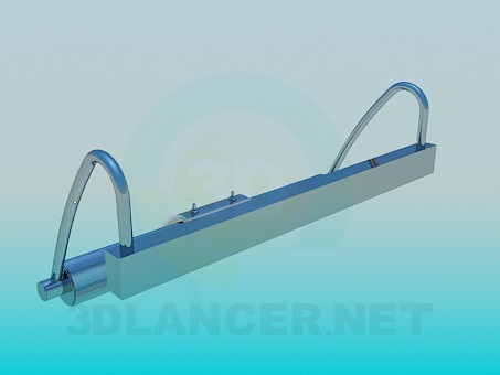 3D Modell Wandleuchte - Vorschau