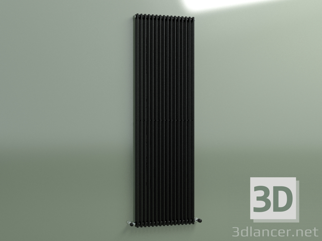 Modelo 3d Radiador vertical ARPA 2 (1820 16EL, preto) - preview