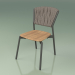 3D Modell Chair 220 (Metal Smoke, Teak, Gepolsterter Gürtel Grau-Sand) - Vorschau