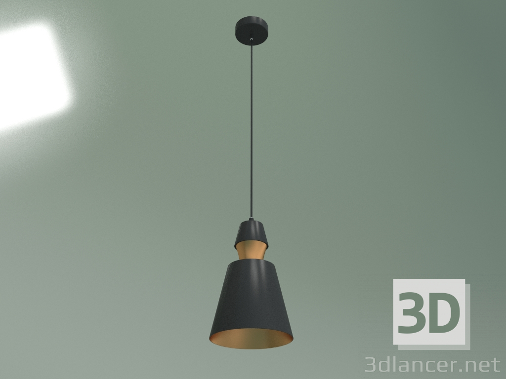 3d model Pendant lamp 50172-1 (black) - preview