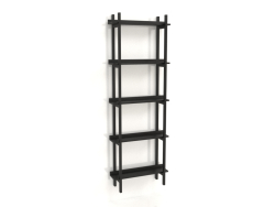 Rack ST 02 (600x200x1720, madera negro)