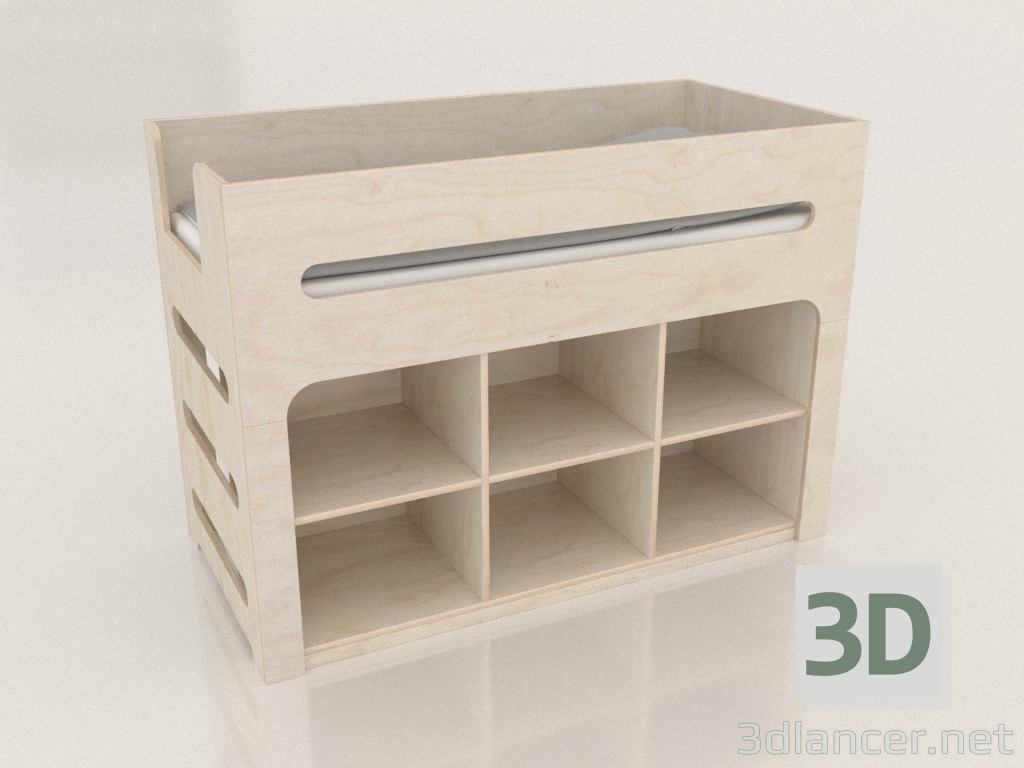 3d model Loft bed MODE PB (UNDPBA) - preview