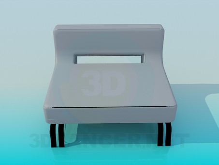 modello 3D Sedia - anteprima