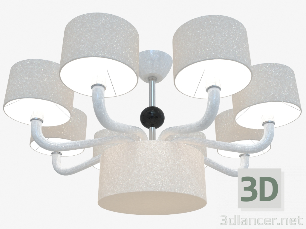 3d model Chandelier Ceiling Tessuto (801086) - preview