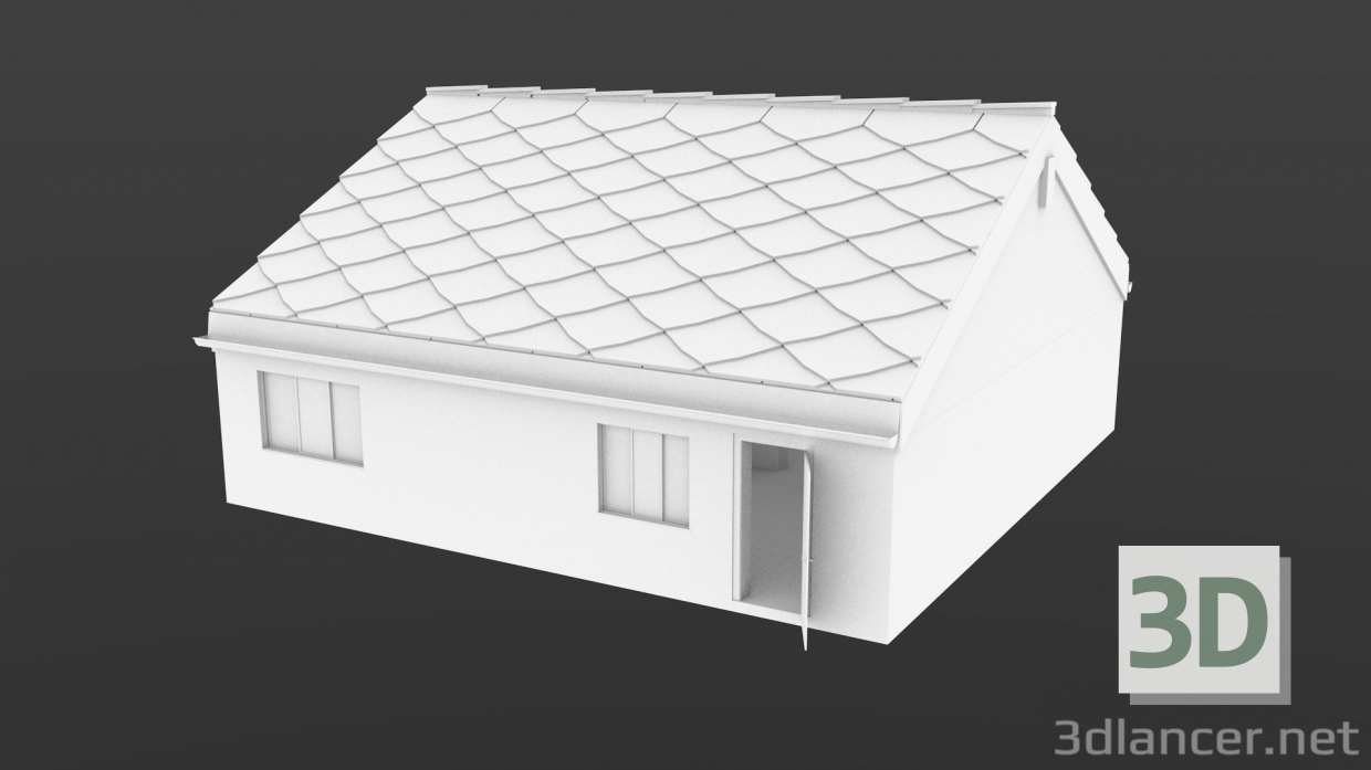 modèle 3D Maison - preview