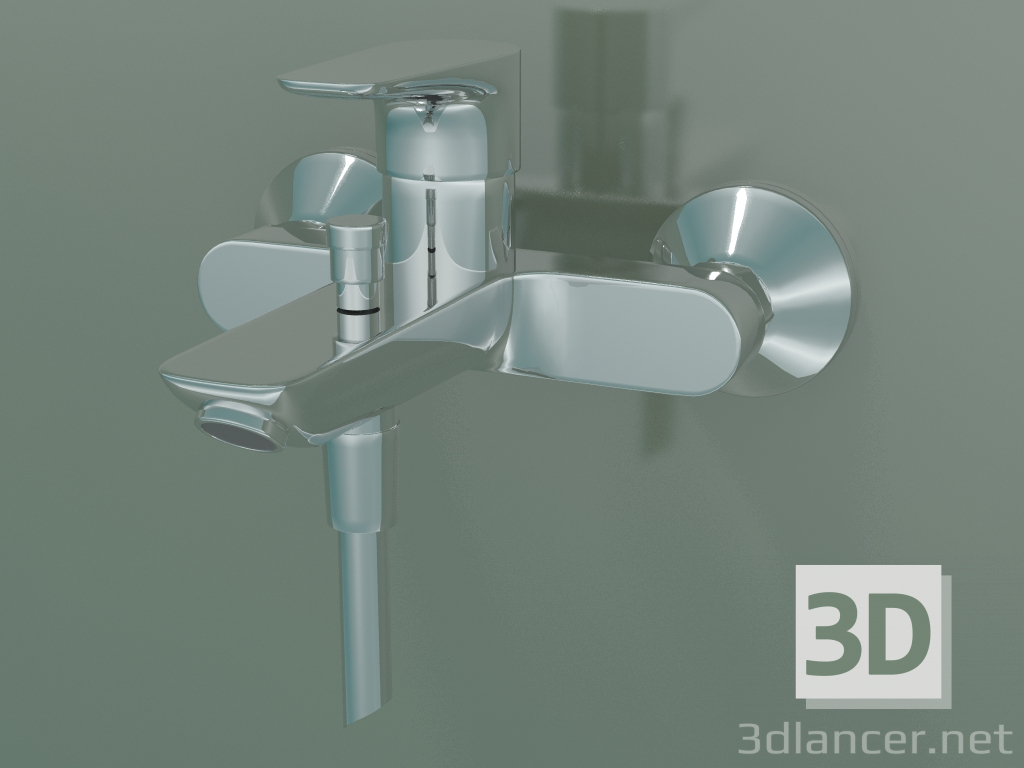 3d model Mezclador monomando de baño (71740000) - vista previa