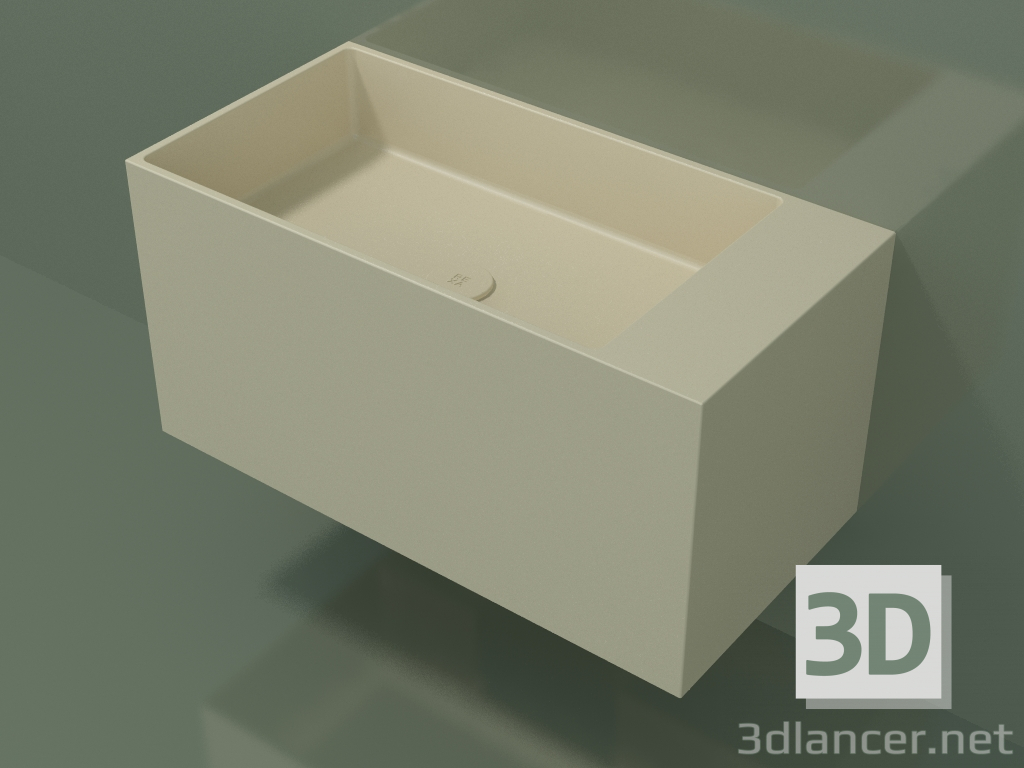 3d model Lavabo de pared (02UN42102, Bone C39, L 72, P 36, H 36 cm) - vista previa