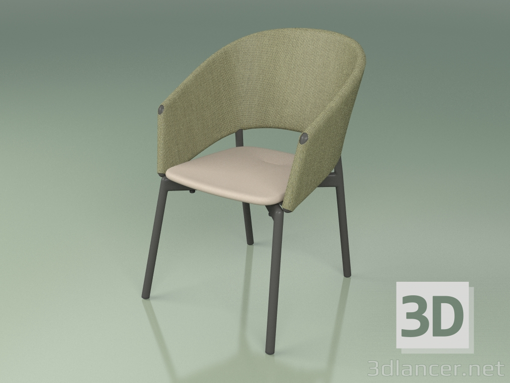 3d model Comfort chair 022 (Metal Smoke, Olive, Polyurethane Resin Mole) - preview