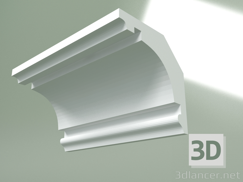 Modelo 3d Cornija de gesso (plinto de teto) KT312 - preview