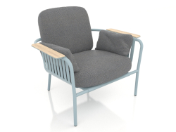 Fauteuil (Bleu gris)