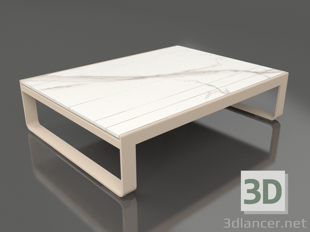 3d model Mesa de centro 120 (DEKTON Aura, Arena) - vista previa