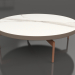 3d model Round coffee table Ø120 (Bronze, DEKTON Aura) - preview