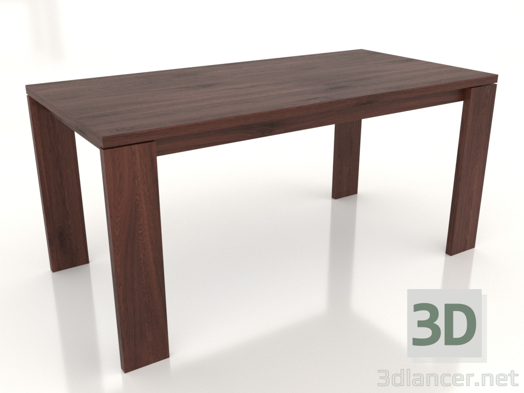 3d model Dining table BLANK 1600x800x750 mm (tobacco oak) - preview