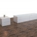 3d model sistema de los muebles - vista previa