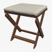 3d model Folding stool with cushion - preview