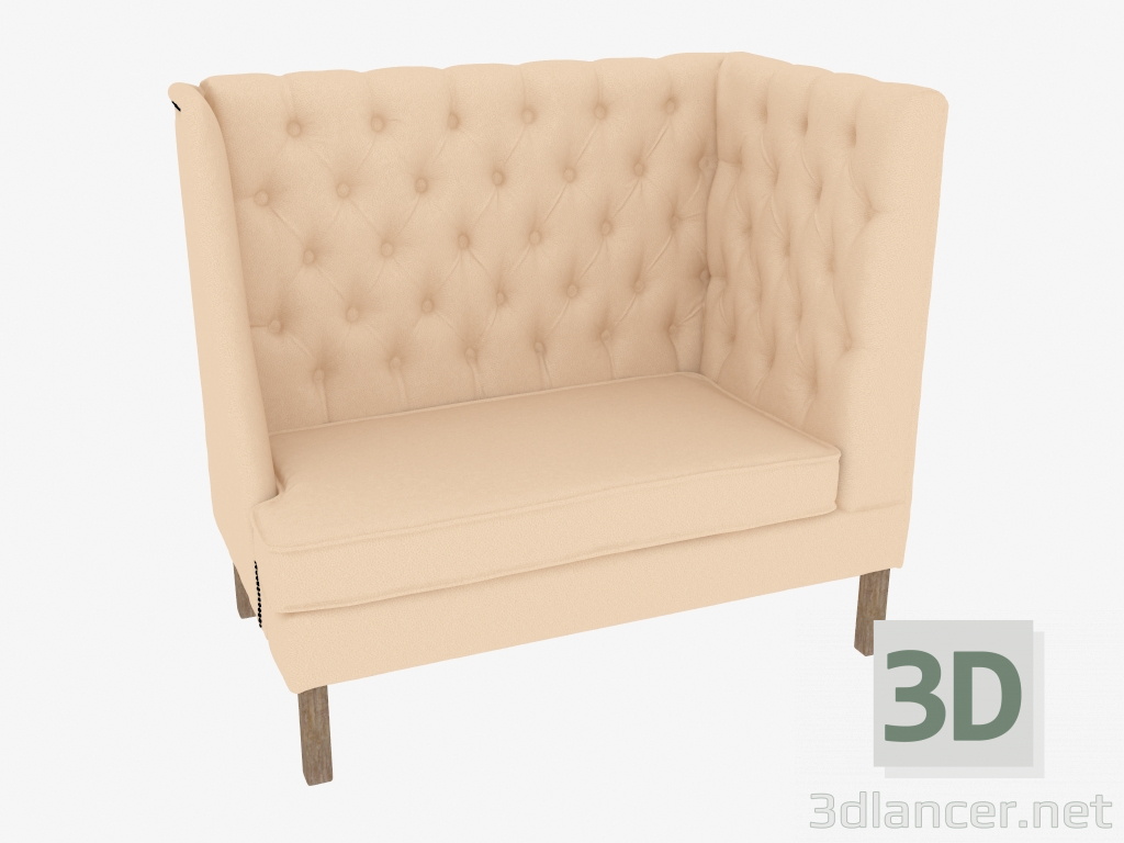 3d model Sofa 42 Chute (esquina) - vista previa