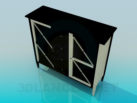 3d model Aparador con cajones - vista previa