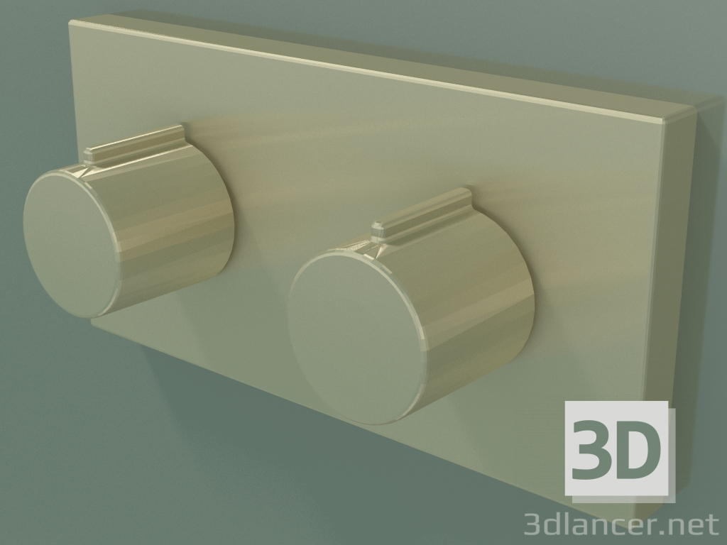 3D Modell Thermostatmischventil mit Durchflussregler (36 325 980-28) - Vorschau