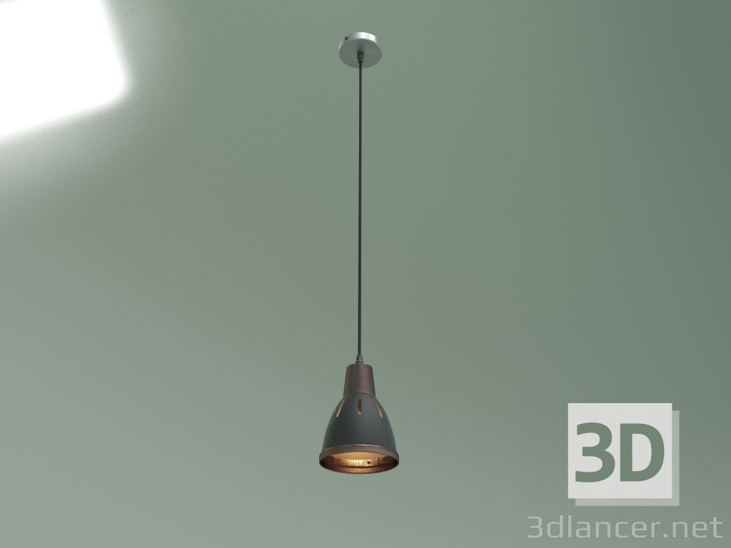 Modelo 3d Luminária pendente 50173-1 (preta) - preview