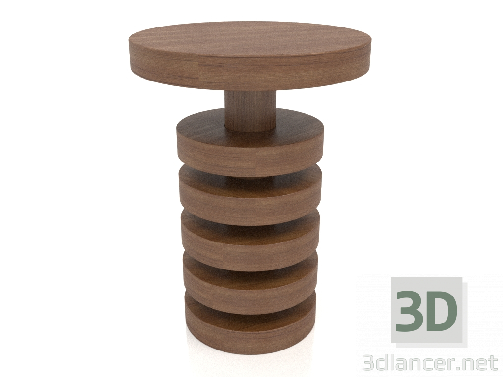 3d model Mesa de centro JT 04 (D=400x550, madera marrón claro) - vista previa