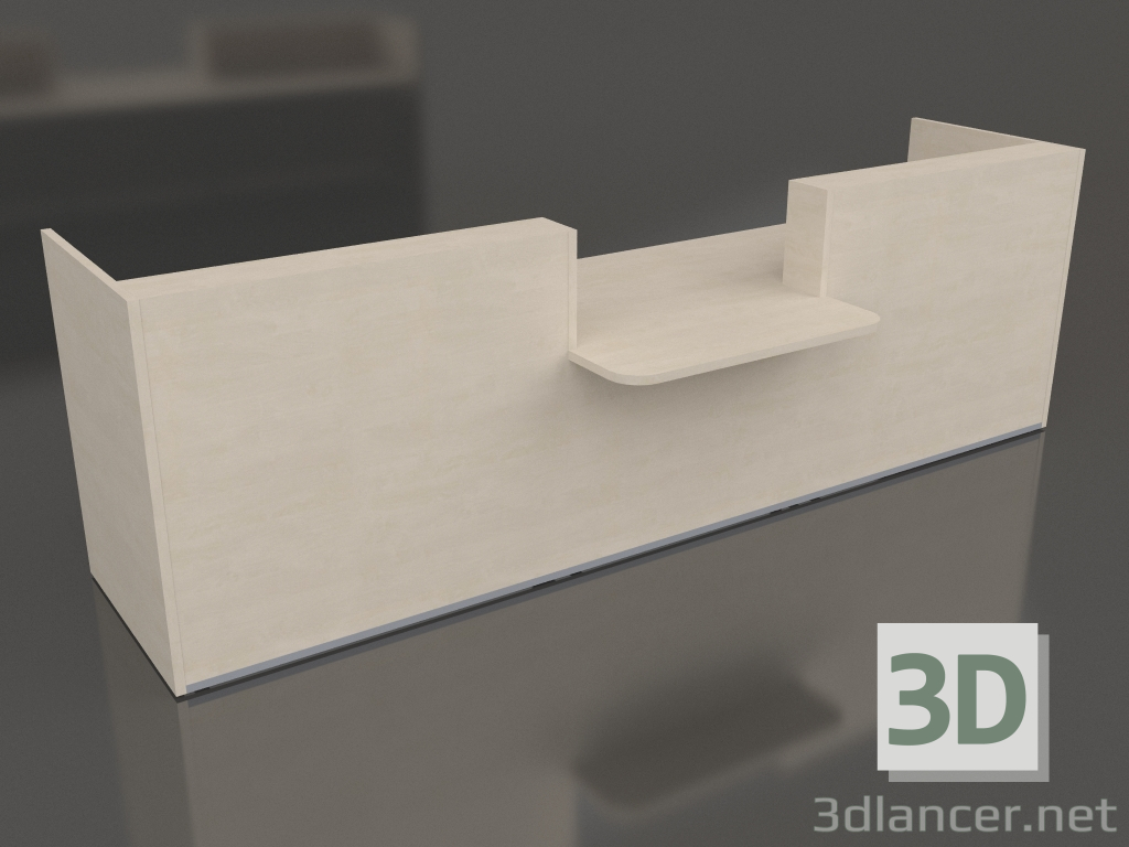 Modelo 3d Balcão de Recepção Tera TRA134 (3456x1120) - preview