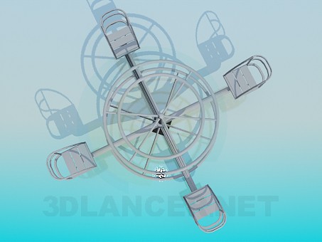 modèle 3D Carrousel - preview