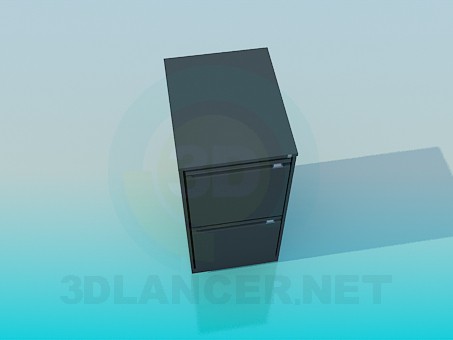 3d model Armario austero - vista previa