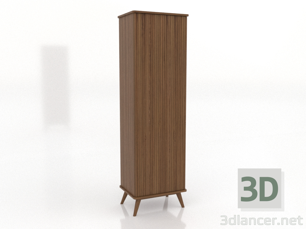 modèle 3D Armoire 3 600x450x2000 mm (noyer clair) - preview modèle 3D Armoire 3 600x450x2000 mm (noyer clair) - preview
