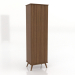 modèle 3D Armoire 3 600x450x2000 mm (noyer clair) - preview