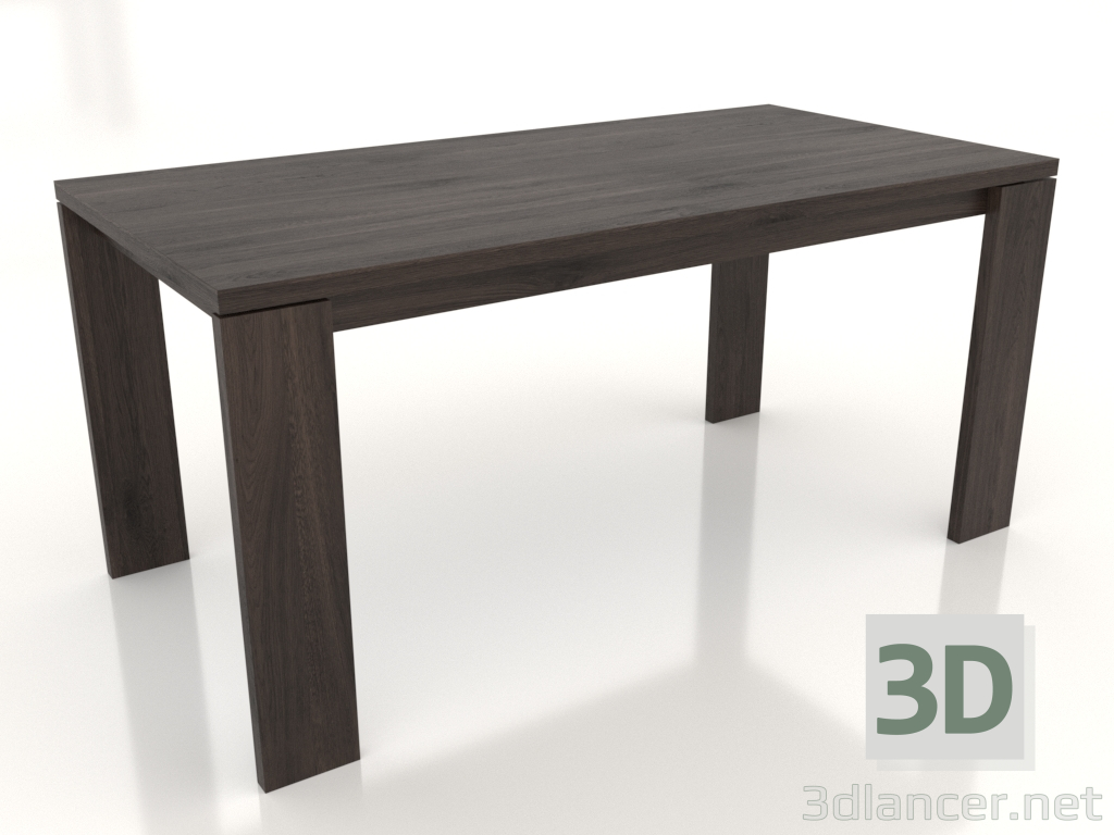 modèle 3D Table à manger BLANK 1600x800x750 mm (chêne foncé) - preview