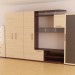 3d model The wall-unit for the living room - preview