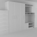 3d model The wall-unit for the living room - preview