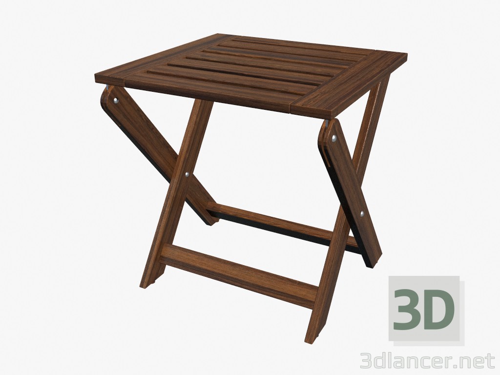 modèle 3D Tabouret pliant - preview