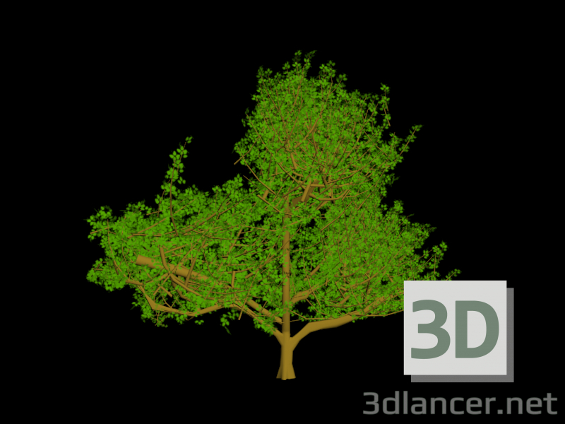 3d model arbol - vista previa