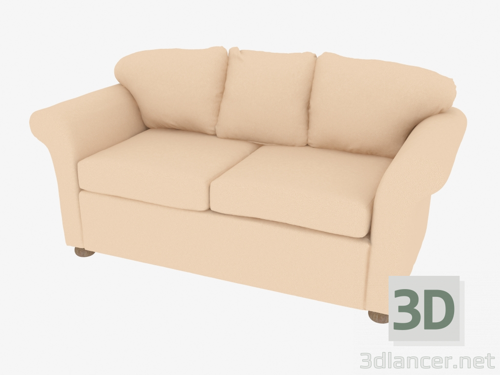 3D Modell Sofa 51 Hempton (Doppel) - Vorschau