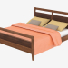 3d model Cama matrimonial (cr 14) - vista previa