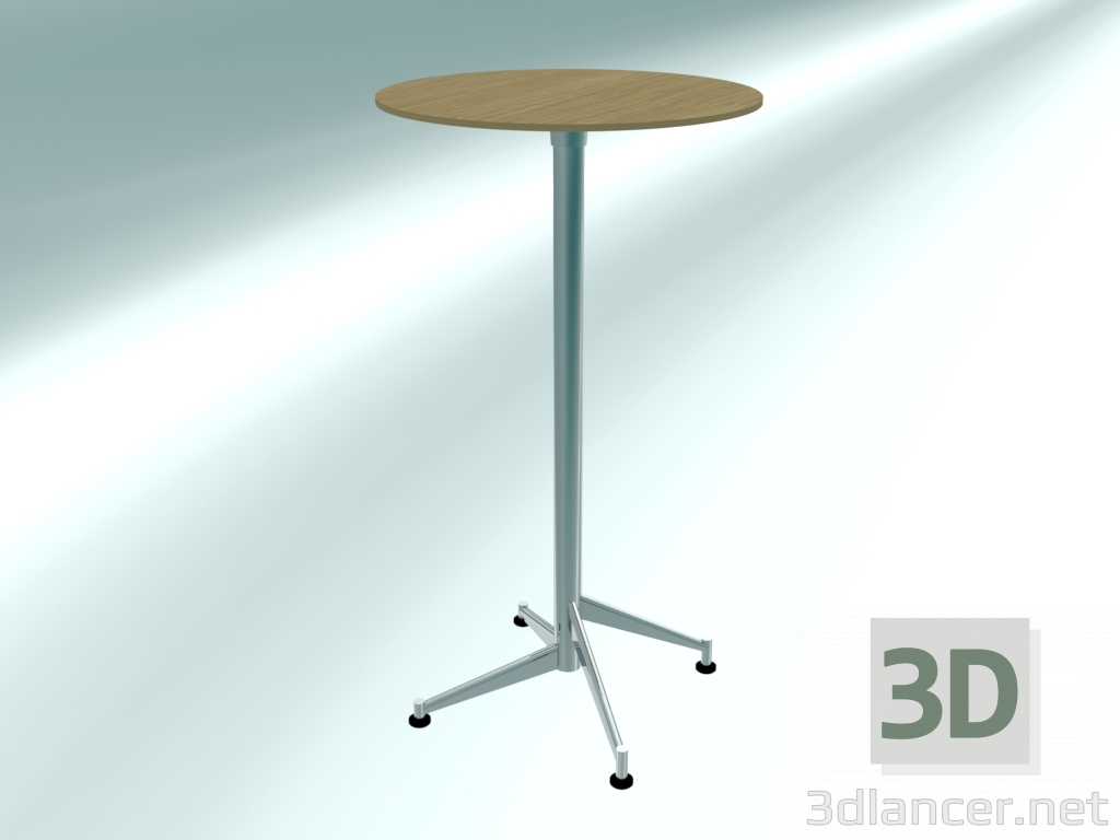 3D Modell Klappbarer Stehtisch SELTZ hoch (Ø60 H110 ausgeklappt) - Vorschau