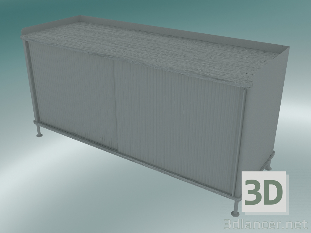 3d model Buffet Enfold (Bajo, Gris) - vista previa