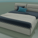 Modelo 3d Cama de casal Limura sob o colchão 1800 x 2000 (2040 x 2250 x 940, 204LIM-225) - preview