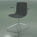 3d model Chair 5905 (4 legs, swivel, polypropylene, with armrests) - preview