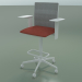 3d model Stool 6504 (5 wheels, with mesh, adjustable 3D armrest XL, V12) - preview