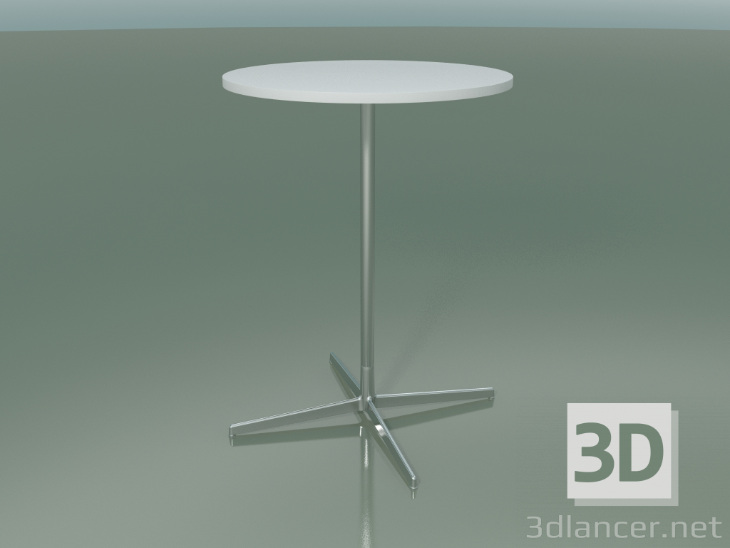 Modelo 3d Mesa redonda 5523, 5543 (H 105 - Ø 79 cm, branco, LU1) - preview